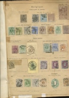 Collection De BELGIQUE, Cotée Comme Oblitéré, Avant 1940   Cote 1800 Euros Minimum - Colecciones