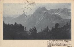 Cartolina - Postcard - Panorama Di Montagna -  Poesia Barbieri - 1912 - Ohne Zuordnung