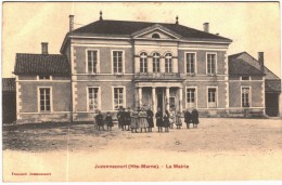 CARTE POSTALE  ANCIENNE DE JUZENNECOURT  -  LA MAIRIE - Juzennecourt