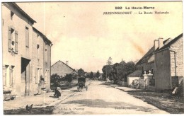 CARTE POSTALE ANCIENNE DE JUZENNECOURT -  582  LA ROUTE NATIONALE - Juzennecourt