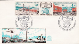 Enveloppe 1er Jour TAAF - 01.01.1976 - 20ème Anniversaire De La Base DUMONT D'URVILLE - Terre Adélie - FDC