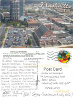 Aerial View, Nashville, Tennessee, United States US Postcard Posted 2014 Stamp - Nashville