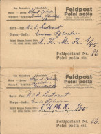 1914 - BRUNN, BRNO, 2 Karte - ...-1918 Vorphilatelie
