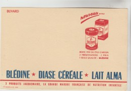 BUVARD PUBLICITAIRE PRODUITS LAITIERS - 3 Produits JACQUEMAIRE Nutrition Infantile : Blédine, Diase Céréale, Lait Alma - Produits Laitiers