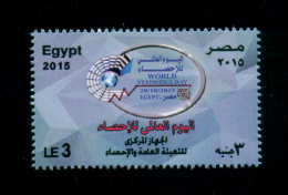 EGYPT / 2015 / WORLD STATISTICS DAY / CENTRAL AGENCY FOR PUBLIC MOBILIZATION & STATISTICS / MNH / VF - Nuevos