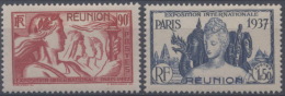 France, Réunion ; N° 153 Et 154 X Année 1937 - Nuovi