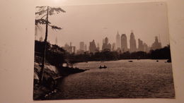 USA New York Lake In Central Park, Looking South 59th Street. Gottscho Schleisner Collection - Central Park