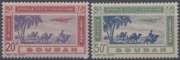 France ; Soudan Poste Aérienne N° 16 Et 17 X Année 1942 - Unused Stamps