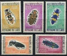 LAOS Insectes Serie Complete (yvert Yvert 182/84 - A 54/55) **, MNH - Andere & Zonder Classificatie