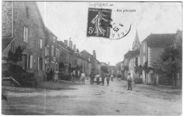 CARTE POSTALE ANCIENNE DE LONGEAU -   RUE PRINCIPALE - Le Vallinot Longeau Percey