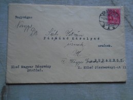 D142190  Hungary Cover 1942 - Eslö Magyar  Részvény Sörfözö  Beer  - Radnóti Sándor  Székesfehérvár - Covers & Documents