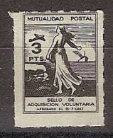 Mutualidad Postal (*) Sembradora Pequeño 3.00 - Charity