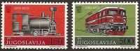 YUGOSLAVIA 1972 50th Anniversary Of International Railway Union Set MNH - Ongebruikt