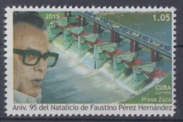 2015.5 CUBA 2015. MNH. 95 ANIV NATALICIO DE FAUSTINO PEREZ. MEDICINA. MEDICINE. - Used Stamps