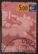 FINLANDIA 2002. Coat Of Arms - Self-Adhesive St. VALOR CLAVE. USADO - USED. - Usados