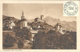 Sargans - Mit Falknis  (Feldpost)            Ca. 1940 - Sargans