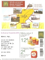 Pub - M Donald's Charente : Carte De Réduction -du 30 Juin Au 10 Septembre 2016 - [carte Du Département] - McDonald's