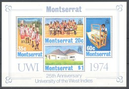 Montserrat - 1974 West Indian University Block MNH__(TH-17881) - Montserrat