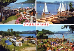 Charavines. Multivues. (Camping, Caravanes) - Charavines