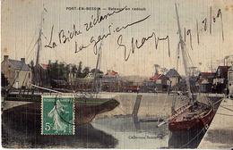 - 14 - PORT-en-BESSIN - Bateaux En Radoub - Couleur - Port-en-Bessin-Huppain