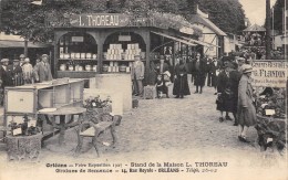 CPA 45 ORLEANS FOIRE EXPOSITION 1927 STAND DE LA MAISON L.THOREAU GRAINES DE SEMENCE 14 RUE ROYALE - Orleans