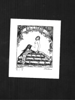 EX-LIBRIS HENRI DUVERNOIS PAR RAYMOND PREVOST 2 SCANS - Bookplates