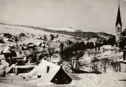 AK Höhenluftkurort Rechenberg Bienenmühle, Totalansicht Karte Gel. - Rechenberg-Bienenmühle