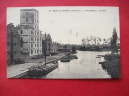 Carte Postale Ancienne De Nort-sur-Erdre: La Minoterie Et Le Port - Nort Sur Erdre