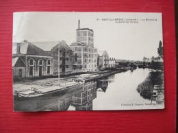 Carte Postale Ancienne De Nort-sur-Erdre: La Minoterie Au Bord De L'Erdre - Nort Sur Erdre