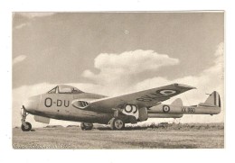 Carte Photo  Avion  VAMPIRE Chasseur Intercepteur - 1946-....: Modern Tijdperk