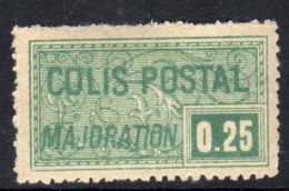 France Colis Postaux N° 78 X Majoration : 25 C. Vert,  Trace De Charnière Sinon TB - Mint/Hinged