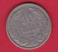 Hongrie - 10 Filler 1895 - TB - Ungarn