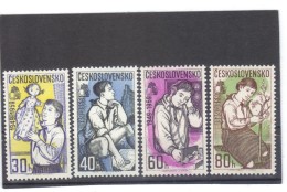 BAU1355  TSCHECHOSLOWAKEI CSSR 1959 MICHL  1127/30 ** Postfrisch Siehe ABBILDUNG - Unused Stamps