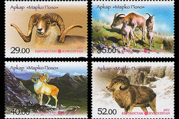 Kirgizië / Kyrgyzistan - Postfris / MNH - Complete Set Berggeiten 2013 - Kyrgyzstan