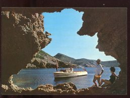 CPM Animée Espagne Isla De Cabrera Cueva De La Cala De Santa Maria - Cabrera