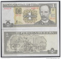 2004-BK-100 CUBA.1$ JOSE MARTI. 2004  UNC PLANCHA - Cuba