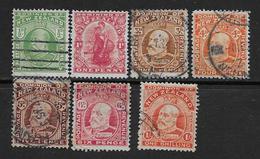 Nouvelle-Zélande  YT 135, 136, 138, 139A, 140, 141, 143 Oblitérés - Used Stamps