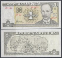 2008-BK-100 CUBA 2008. 1$  JOSE MARTI. UNC. - Kuba