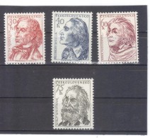 KUR323 TSCHECHOSLOWAKEI CSSR 1955 MICHL  941/44 ** Postfrisch Siehe ABBILDUNG - Unused Stamps