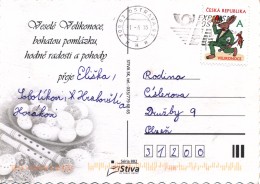 L0225 - Czech Rep. (2015) 700 02 Ostrava 02 (machine Postmark); (postcard) Tariff: "A" (stamp: Easter 2015) - Cartas & Documentos