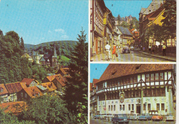 51885- STOLBERG- PANORAMA, STREET VIEW, TOWN HALL, CAR - Stolberg (Harz)