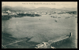 SÃO VICENTE  - Vista Do Porto Grande   Carte Postale - Capo Verde