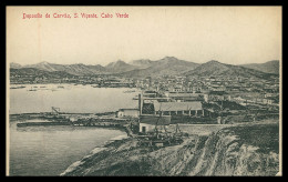 SÃO VICENTE  - Deposito De Carvão ( Ed.Bazar Central Bonucci & Frusoni) Carte Postale - Cap Verde