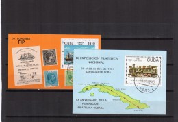 CUBA 1984 O - Blocs-feuillets