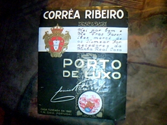 Portugal Gaia Etiquette De Vin  D Occasion Porto Correa Ribeiro - Alcoholes Y Licores