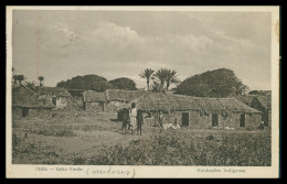 SANTIAGO - PRAIA - Habitações Indigenas ( Ed. Serra & Sousas Lda.)  Carte Postale - Capo Verde