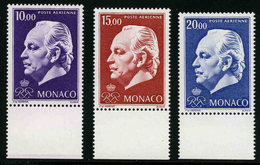 Delcampe - MONACO - YT PA 97 à 99 ** - SERIE COMPLETE DE 3 TIMBRES NEUFS ** - Luftfahrt