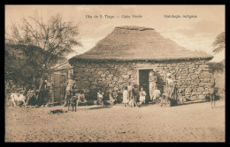 SANTIAGO - Habitação Indígena ( Ed. Exc. Levy & Irmão Nº 15)  Carte Postale - Cap Verde