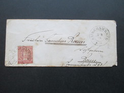 AD NDP 1868 Nr. 4 EF Stempel K2 Kaiserswerth RR! Mit Siegel. Toller Beleg! - Lettres & Documents