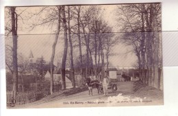 18 SANCERGUES En Berry Route De Saint-Martin-des-Champs N°1846 A . Auxenfans éditeur Animée - Sancergues